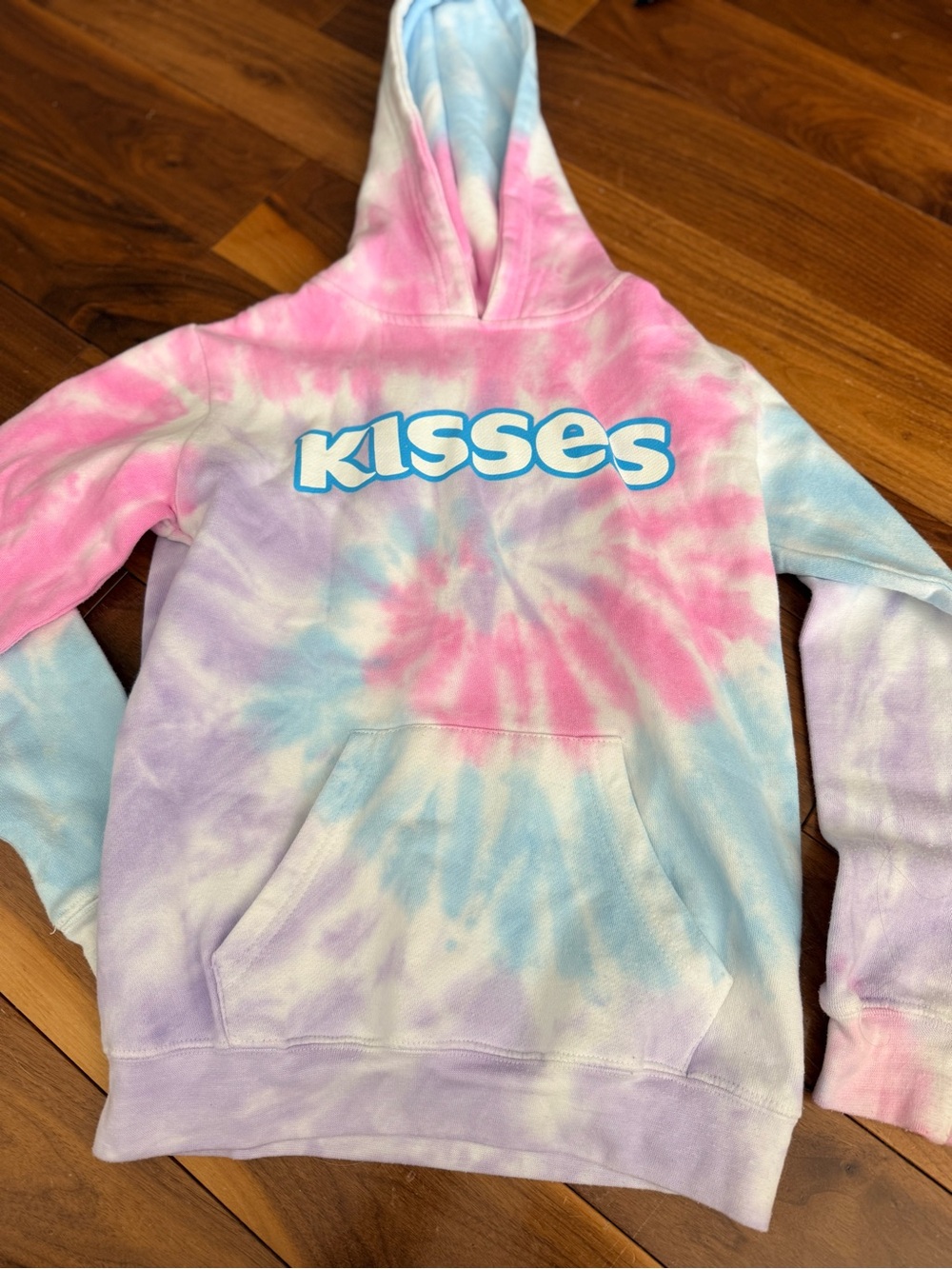 Hershey kisses Kids Tie-Dye Hoodie - Pink Blue Purple